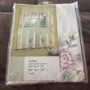 NEW Ashley Rose Tier  Embroidered